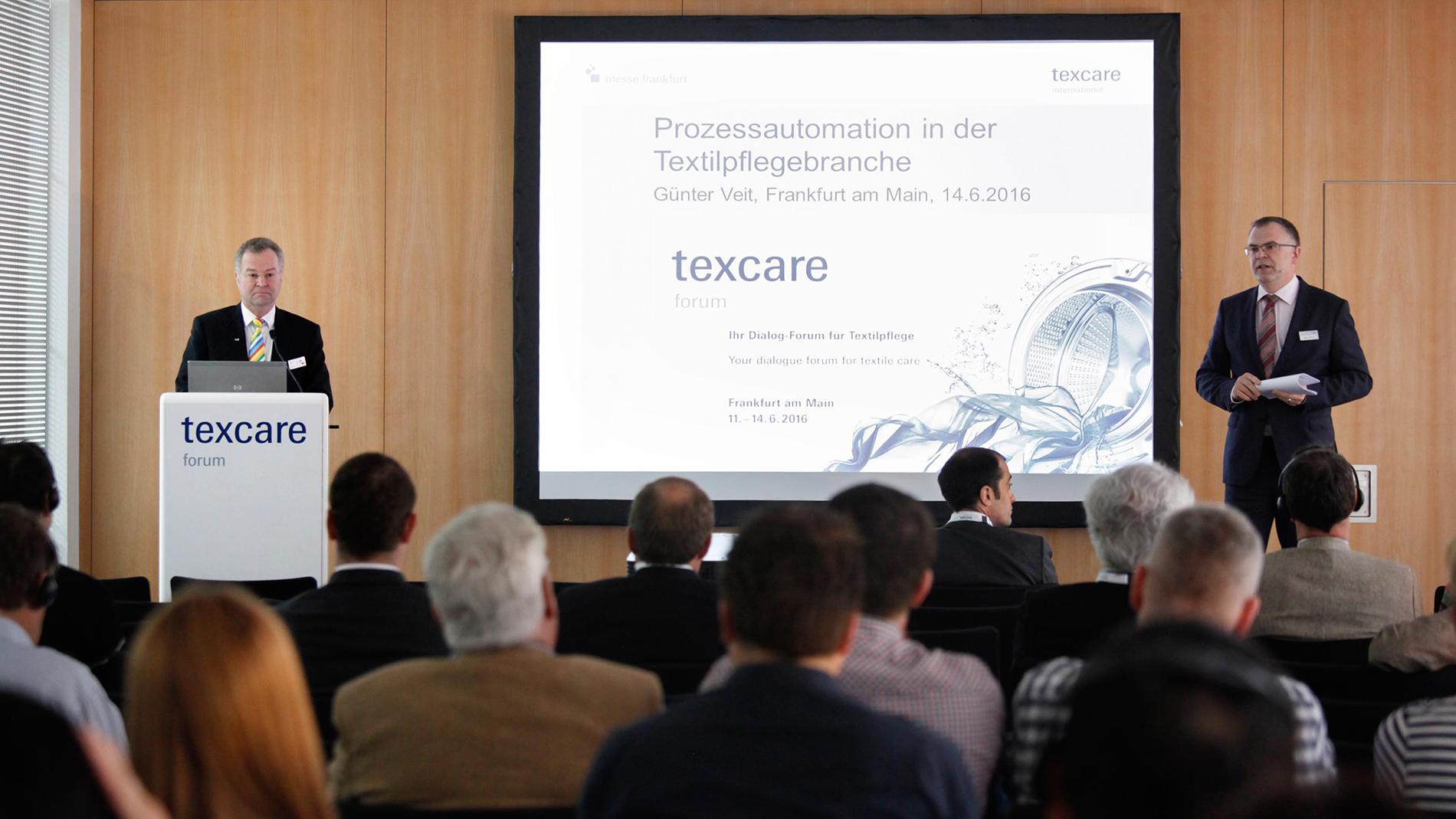 Teilnehmer am Texcare Forum