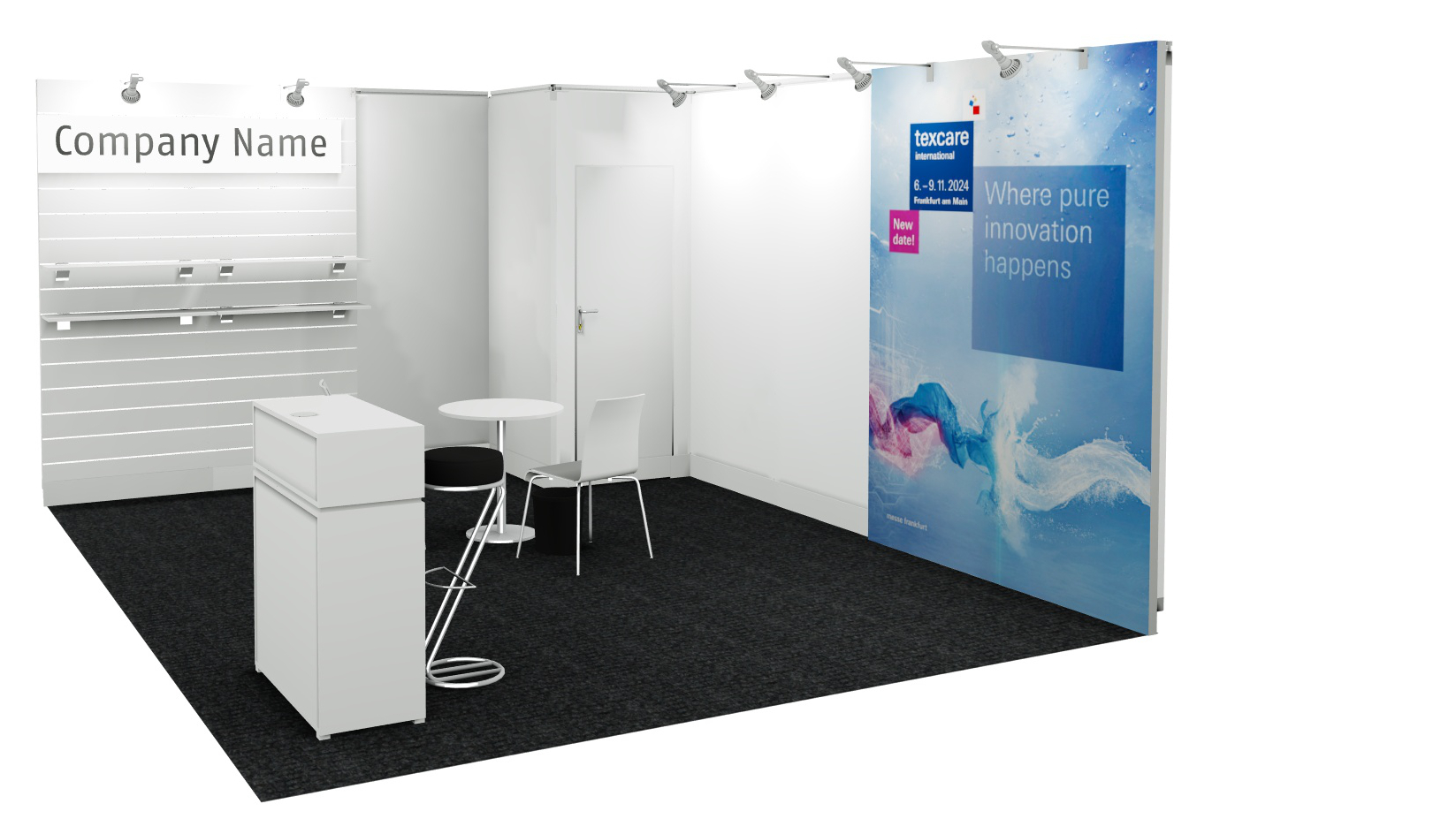 Complete stand 20 m²
