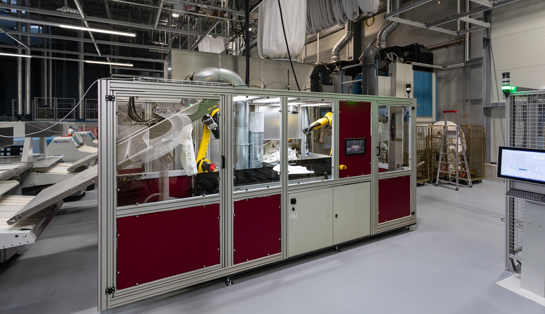 Robotic system for automated textile folding