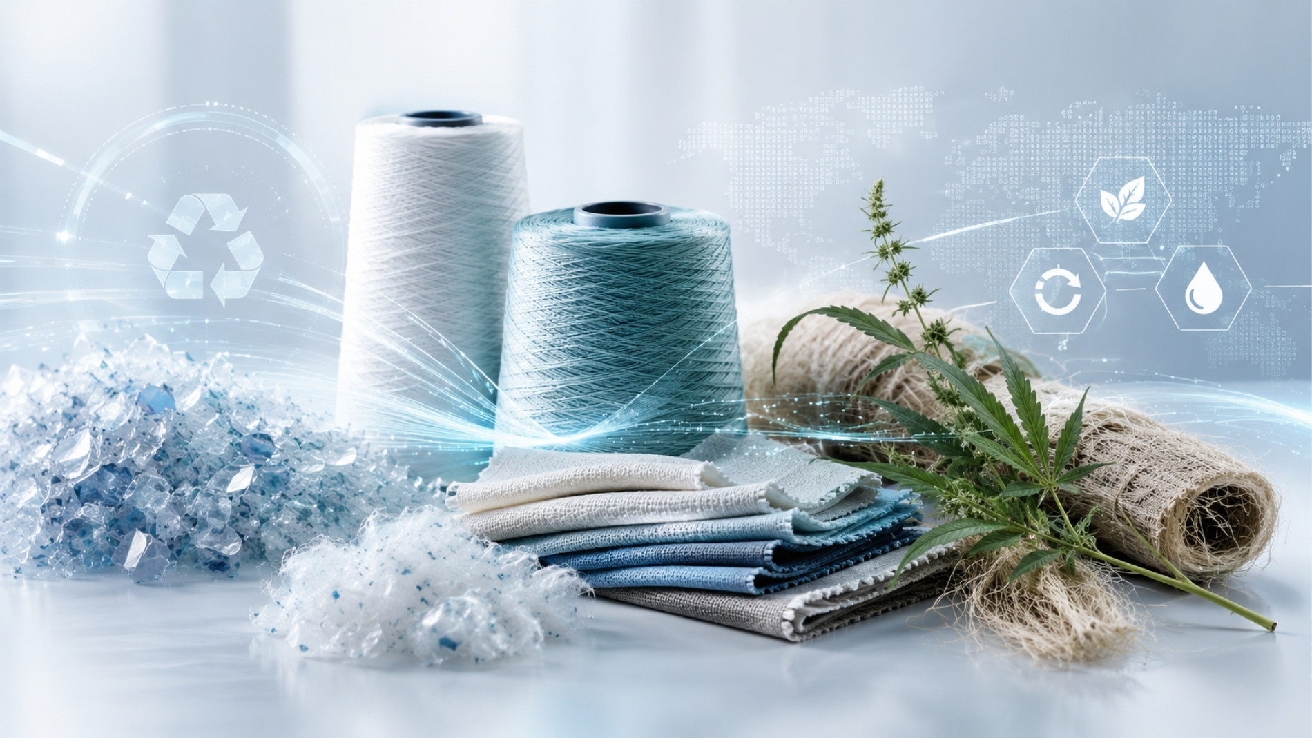 Recycled and bio-based fibres for sustainable textiles